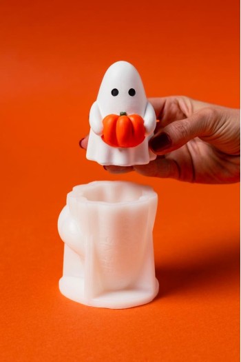 Kabaklı Hayalet M1 Silikon Mum Kalıbı Kabaklı Hayalet M1 Silikon Mum Kalıbı