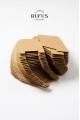 10,5x10,5x6cm Kilitli Kraft Kutu 25 Adet