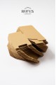 10,5x10,5x8cm Kilitli Kraft Kutu 25 Adet
