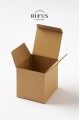 10,5x10,5x11,5cm Kilitli Kraft Kutu 25 Adet