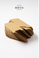 10,5x10,5x11,5cm Kilitli Kraft Kutu 25 Adet