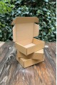 15x10x4cm Kilitli Kraft Kutu 25 Adet