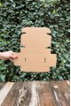 15x10x4cm Kilitli Kraft Kutu 25 Adet