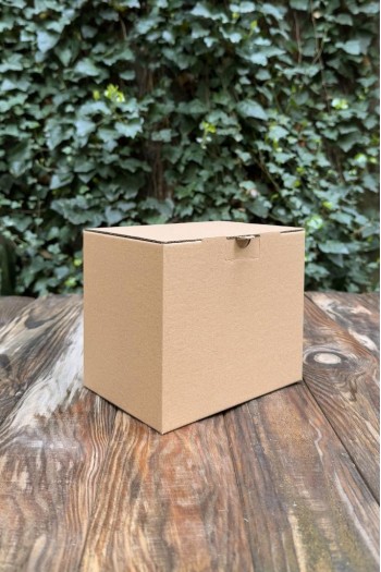 18x13x15,5cm Kilitli Kraft Kutu 25 Adet