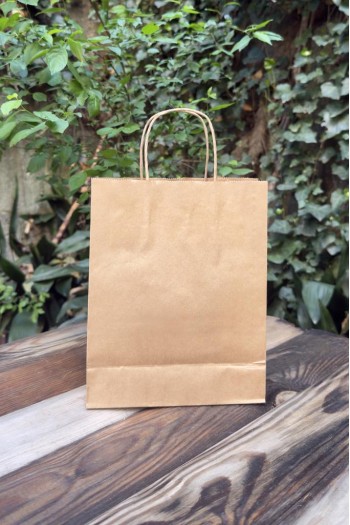 20x10x25cm Kraft Çanta 25 Adet 20x10x25cm Kraft Çanta 25 Adet