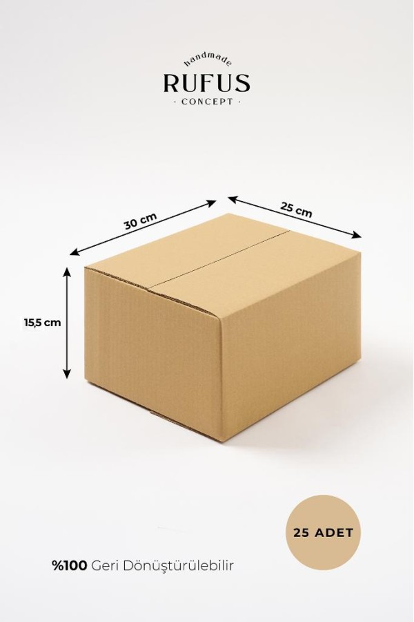 30x25x15,5cm Kraft Koli 25 Adet 30x25x15,5cm Kraft Koli 25 Adet