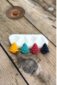 3D Çam Ağacı Mini Dörtlü Silikon Mum Kalıbı 3D Çam Ağacı Mini Dörtlü Silikon Mum Kalıbı