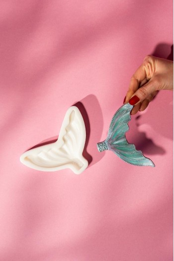 Deniz Kızı Kuyruğu M1 Silikon Mum Kalıbı