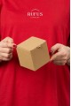 8x8x8cm Küp Kilitli Kraft Kutu 25 Adet