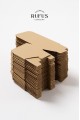8x8x5cm Kilitli Kraft Kutu 25 Adet