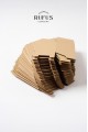 9,5x9,5x16cm Kilitli Kraft Kutu 25 Adet