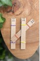 Ahşap Mum Fitili ve Yapışkanlı Fitil Sehpası 10 Adet (15x100x0,5mm) İKİZLER BURCU MODEL-2 Ahşap Mum Fitili ve Yapışkanlı Fitil Sehpası 10 Adet (15x100x0,5mm) İKİZLER BURCU MODEL-2