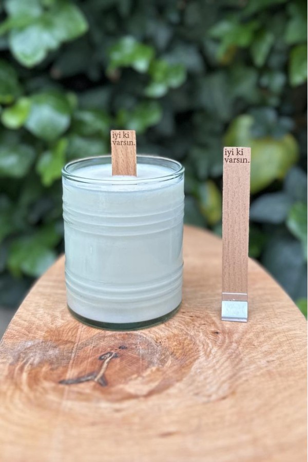 Ahşap Mum Fitili ve Yapışkanlı Fitil Sehpası 10 Adet (15x100x0,5mm) İYİKİ VARSIN Ahşap Mum Fitili ve Yapışkanlı Fitil Sehpası 10 Adet (15x100x0,5mm) İYİKİ VARSIN