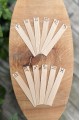 Ahşap Mum Fitili ve Yapışkanlı Fitil Sehpası 12 Adet (15x100x0,5mm) BURÇ MODEL-2 Ahşap Mum Fitili ve Yapışkanlı Fitil Sehpası 12 Adet (15x100x0,5mm) BURÇ MODEL-2