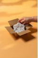 Kar Tanesi Tealight Silikon Mumluk Kalıbı Kar Tanesi Tealight Silikon Mumluk Kalıbı