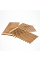 Delikli Model ( Baklava ) Ahşap Mum Fitili ve Yapışkanlı Fitil Sehpası 100 Adet ( 75mm x 100mm x 0,5mm )
