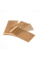 Delikli Model ( Baklava ) Ahşap Mum Fitili ve Yapışkanlı Fitil Sehpası 30 Adet ( 25mm x 100mm x 0,5mm )