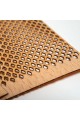 Delikli Model ( Baklava ) Ahşap Mum Fitili ve Yapışkanlı Fitil Sehpası 50 Adet ( 50mm x 100mm x 0,5mm )