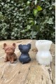 Fransız Bulldog Köpek Silikon Mum Kalıbı