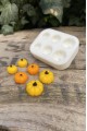 Kabak Mini Altılı Silikon Mum Kalıbı