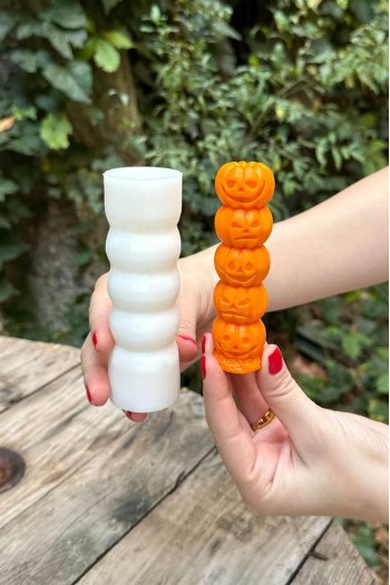 Kabak Totem Silikon Mum Kalıbı Kabak Totem Silikon Mum Kalıbı