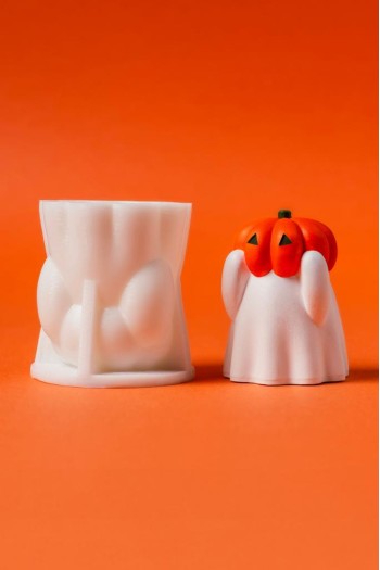 Kabaklı Hayalet M3 Silikon Mum Kalıbı Kabaklı Hayalet M3 Silikon Mum Kalıbı