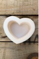 Kalp 2D Mum Kalıbı ( Silikon ) 1 Adet
