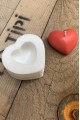 Kalp 3D Mum Kalıbı ( Silikon ) 1 Adet