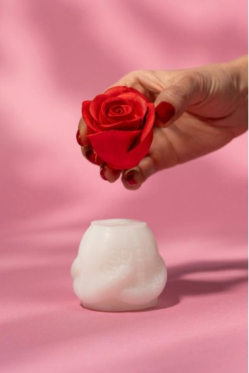 3D Gül Goncası Silikon Mum Kalıbı 3D Gül Goncası Silikon Mum Kalıbı