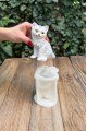 Kedi Pamuk Tekli Silikon Mum Kalıbı