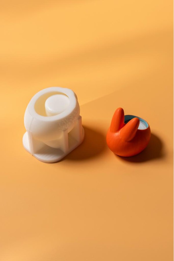Tavşan Tealight Silikon Mumluk Kalıbı Tavşan Tealight Silikon Mumluk Kalıbı