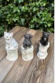 Kedi Üçlü Set Silikon Mum Kalıpları