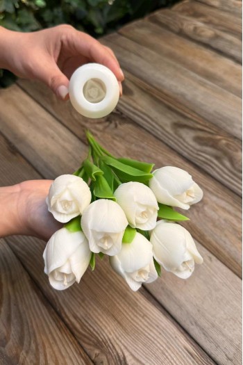 Lale 3D Silikon Mum Kalıbı