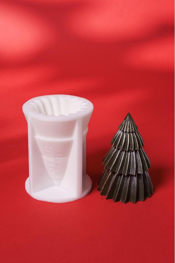 Liner Çam Ağacı Silikon Mum Kalıbı