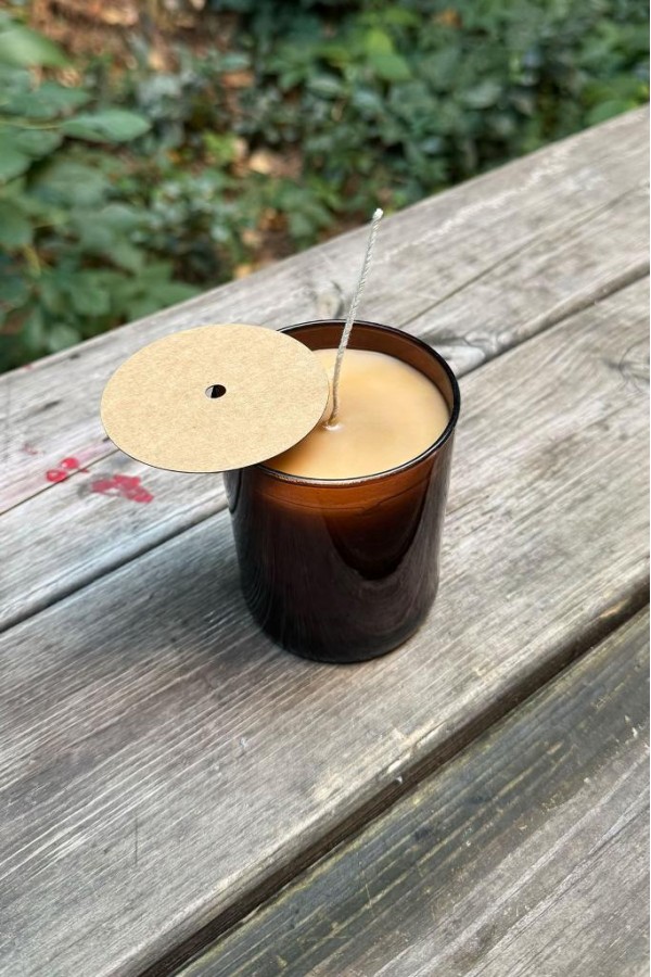 Mum Toz Kapakları 68mm Dış Çap 5mm İç Çap İp Fitil Boşluğu 50 Adet