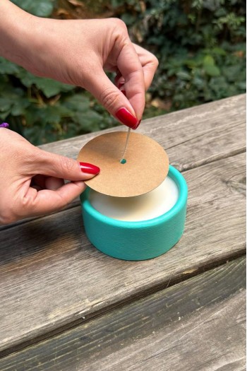 Mum Toz Kapakları 83mm Dış Çap 5mm İç Çap İp Fitil Boşluğu 50 Adet Mum Toz Kapakları 83mm Dış Çap 5mm İç Çap İp Fitil Boşluğu 50 Adet