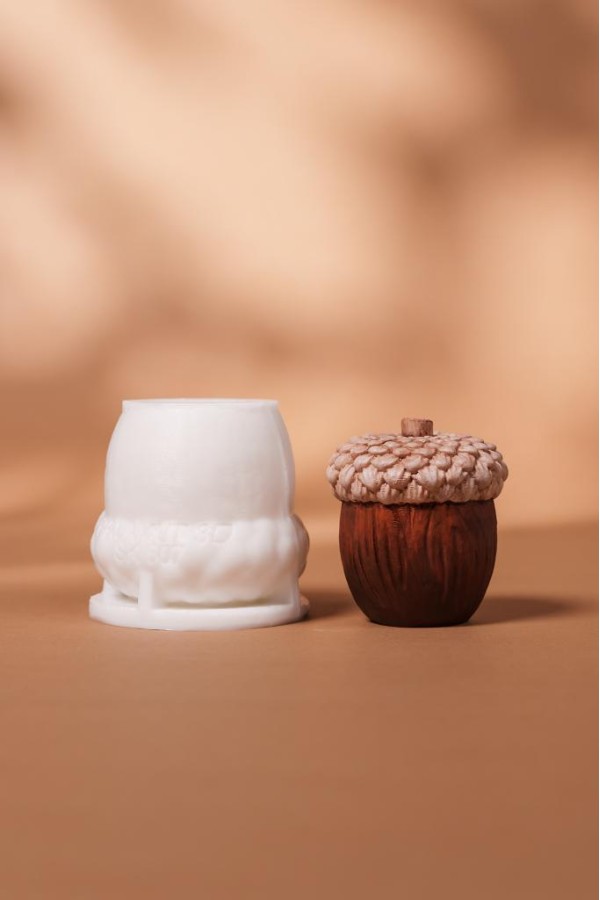 Palamut 3D Silikon Mum Kalıbı