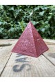 Piramit Mum Kalıbı ( Silikon ) ( 6x6x7 cm ) ( Küçük ) 1 Adet