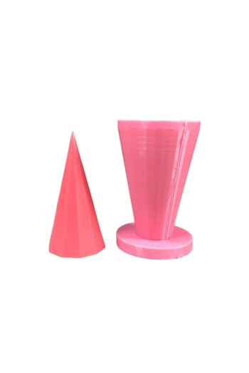 Prizma Ongen 3D Silikon Mum Kalıbı Prizma Ongen 3D Silikon Mum Kalıbı
