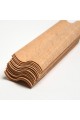 S Model Ahşap Mum Fitili ve Yapışkanlı Fitil Sehpası 30 Adet ( 40mm x 100mm x 0.5mm )