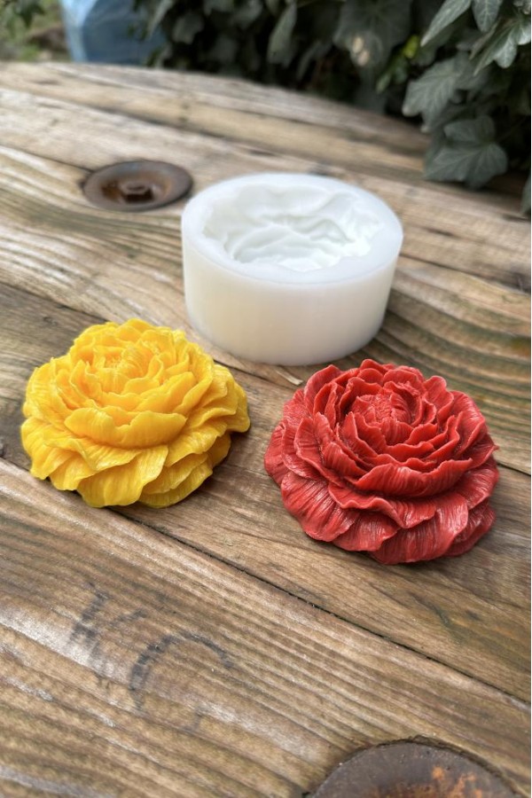 Şakayık Silikon Mum Kalıbı Şakayık Silikon Mum Kalıbı