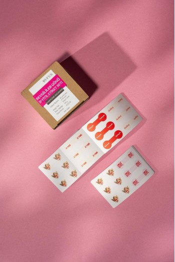 Sevgililer Günü İp Fitil Etiket Seti 100 Adet Sevgililer Günü İp Fitil Etiket Seti 100 Adet