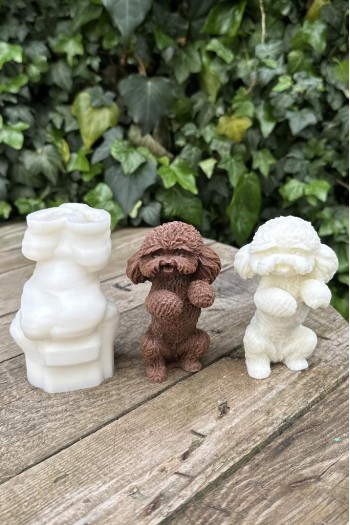 Shih Tzu Köpek Silikon Mum Kalıbı Shih Tzu Köpek Silikon Mum Kalıbı