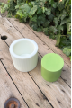 Silindir 3D Ø:10 H:10 cm Silikon Mum Kalıbı