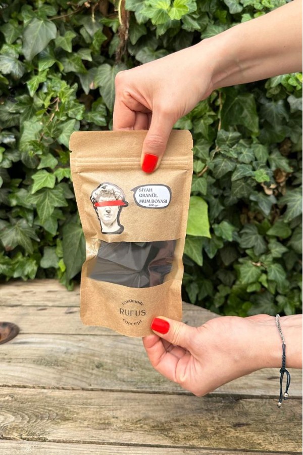 Siyah Granül Mum Boyası 100gr