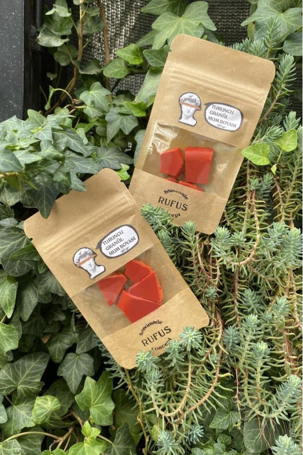 Turuncu Granül Mum Boyası 20gr Turuncu Granül Mum Boyası 20gr