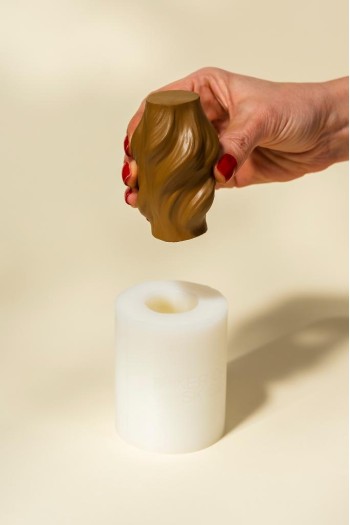 Mixer Orta Silikon Mum Kalıbı