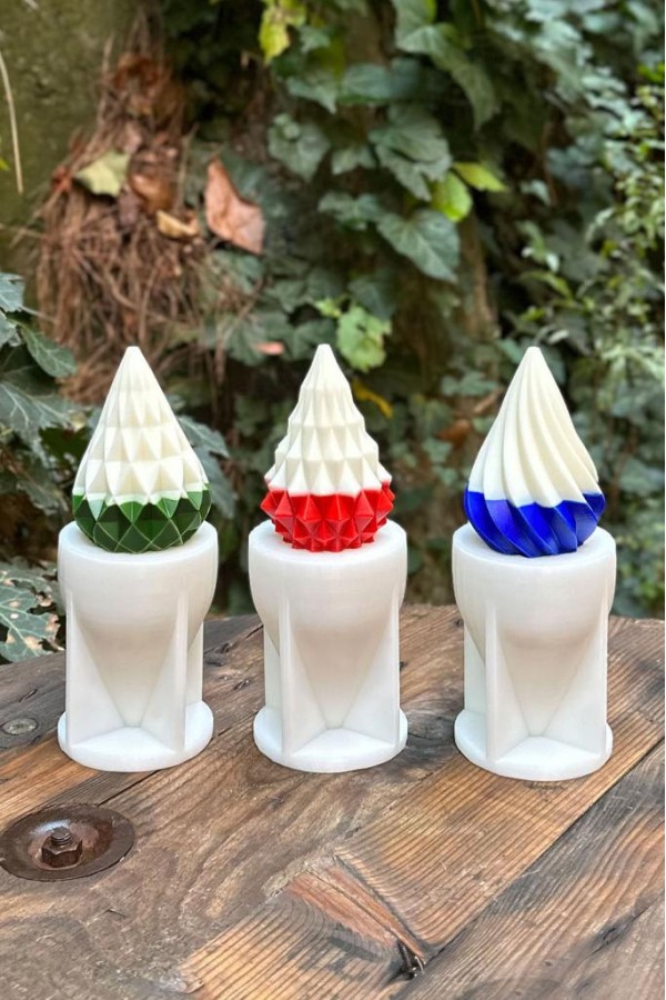 Yılbaşı Ağacı Set2 Mum Kalıp Seti (3 Adet)