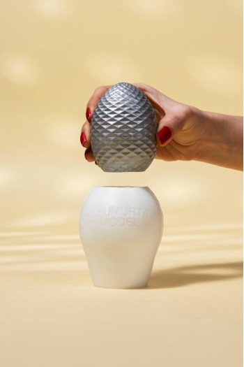 Yumurta Model 3 Silikon Mum Kalıbı