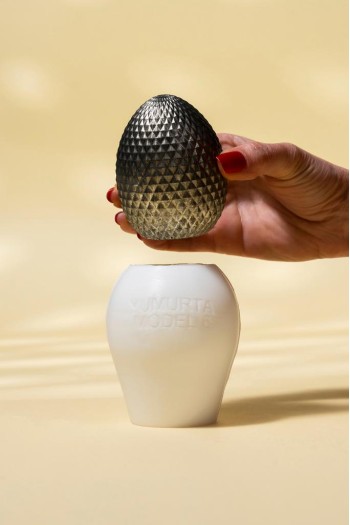 Yumurta Model 6 Silikon Mum Kalıbı